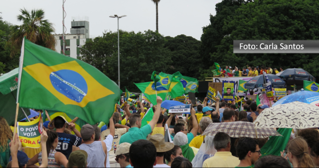 Fernando Albrecht fala sobre impeachment de Dilma Rousseff com foto de Carla Santos Assessoria Digital no Blog