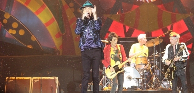 Rolling Stones no palco em Porto Alegre